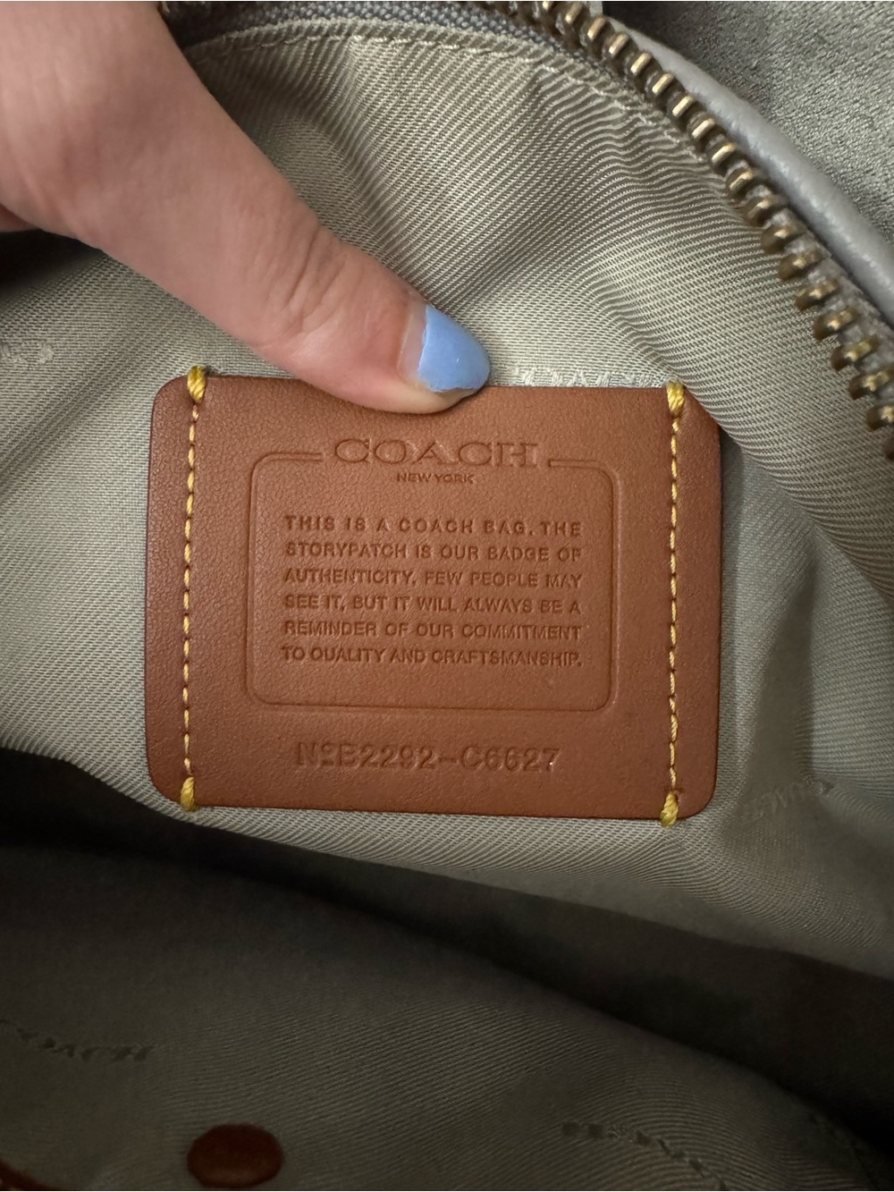 Coach Lori Color Block Leather Handbag - Picture 12 of 12